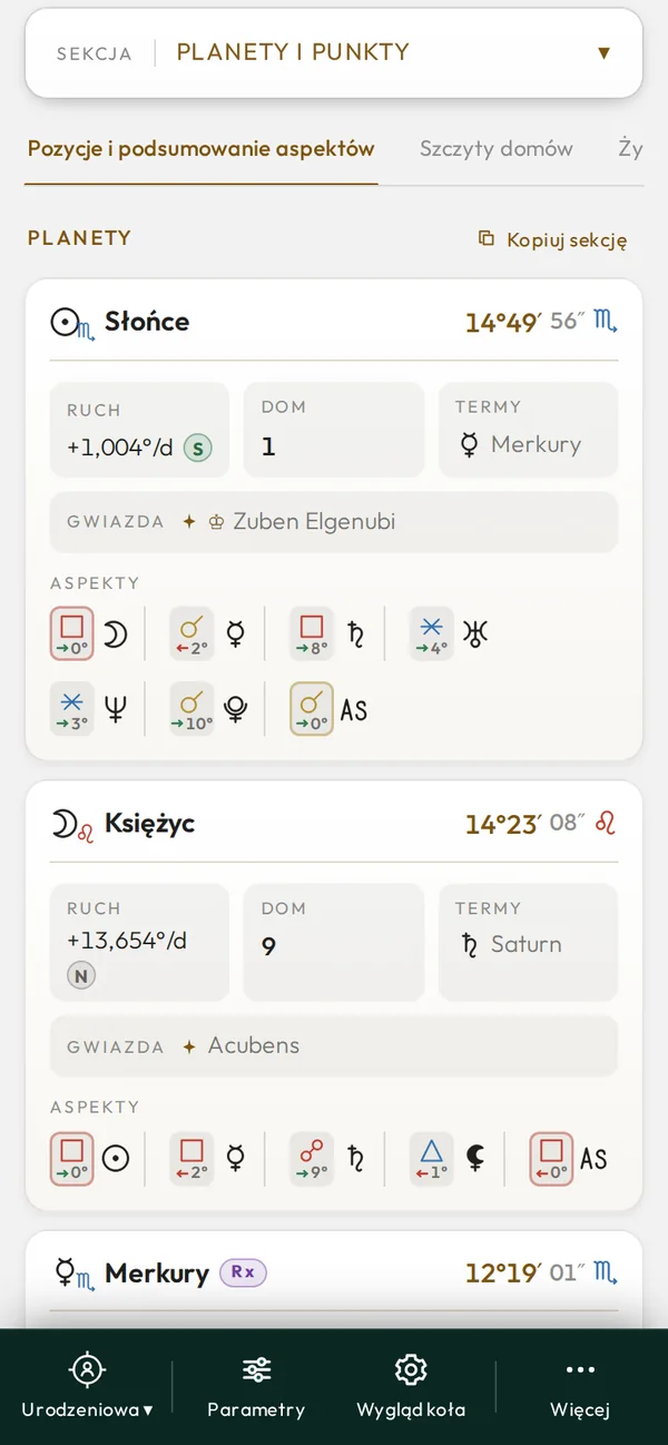Zrzut ekranu wersji mobilnej, 3 z 3